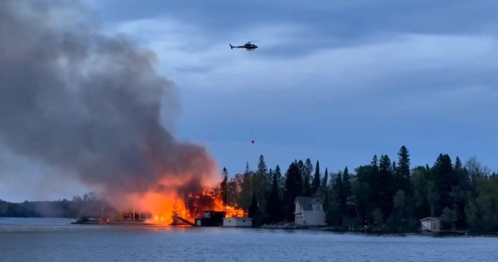 RCMP investigating fire at Falcon Lake, Man. cottage - Winnipeg [Video]