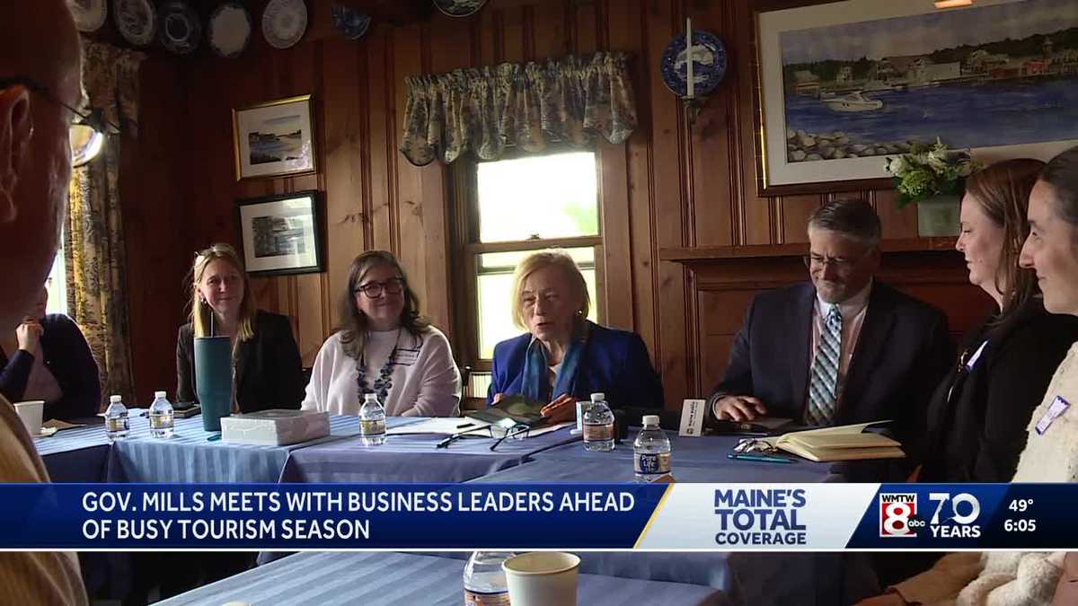 Gov. Mills joins business roundtable ahead of tourism season [Video]