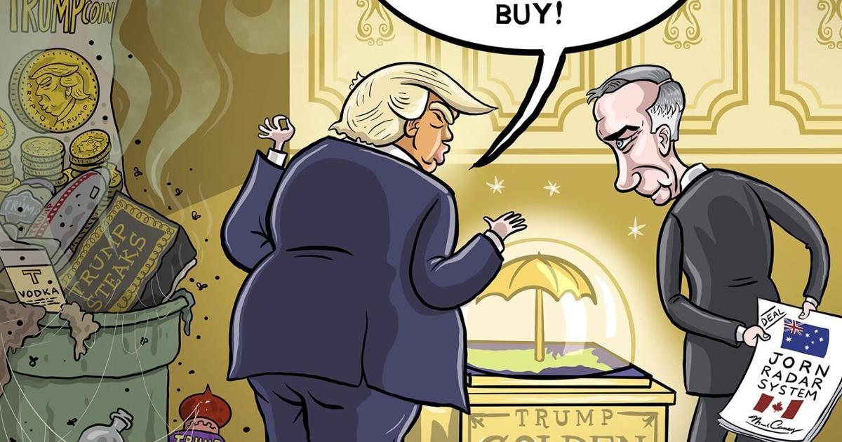 Trump shills his ‘Golden Dome’ to Carney [Video]