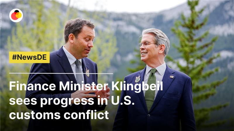 Finance Minister Klingbeil sees progress in U.S. customs conflict [Video]