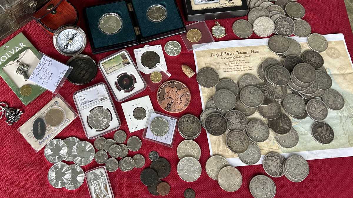 Gardener digs up rare silver and gold coins in treasure hunt [Video]