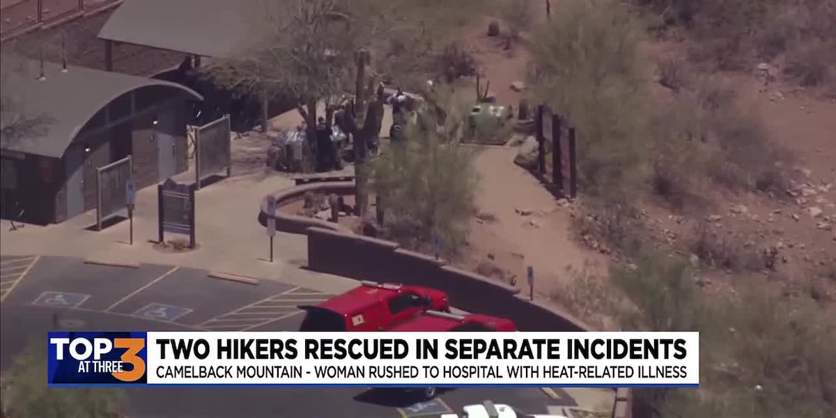 2 hikers rescued from popular Phoenix hiking trail [Video]