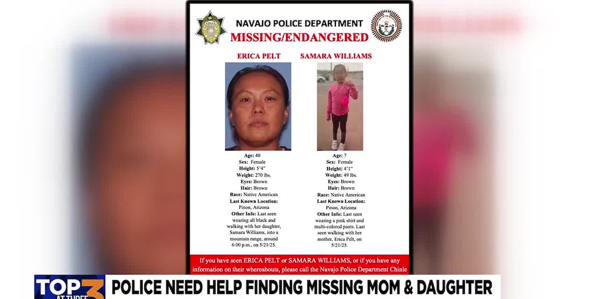 Search underway for missing mother, young daughter on Navajo Nation [Video]