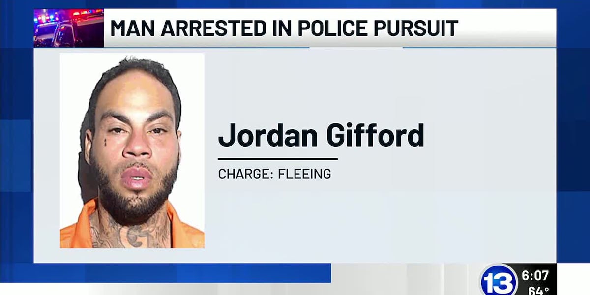 TPD: Pursuit ends after man drives through lawns, crashes into car [Video]