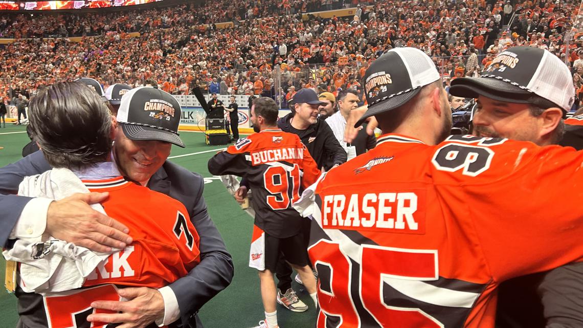 Buffalo Bandits discuss their NLL Finals victory, historic 3-peat [Video]