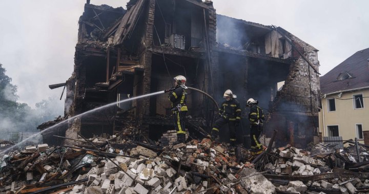 Trump says Im not happy with Putin after Ukraine hit by Russian barrage – National [Video]