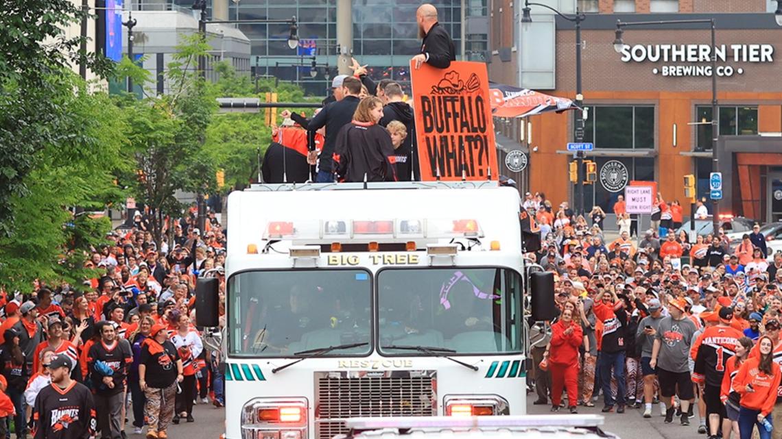 Buffalo Bandits host championship rally at KeyBank Center [Video]
