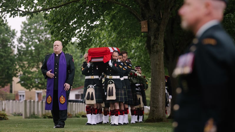 Padre from P.E.I. helps identify unknown WWI soldier  and then presides over his burial in France [Video]