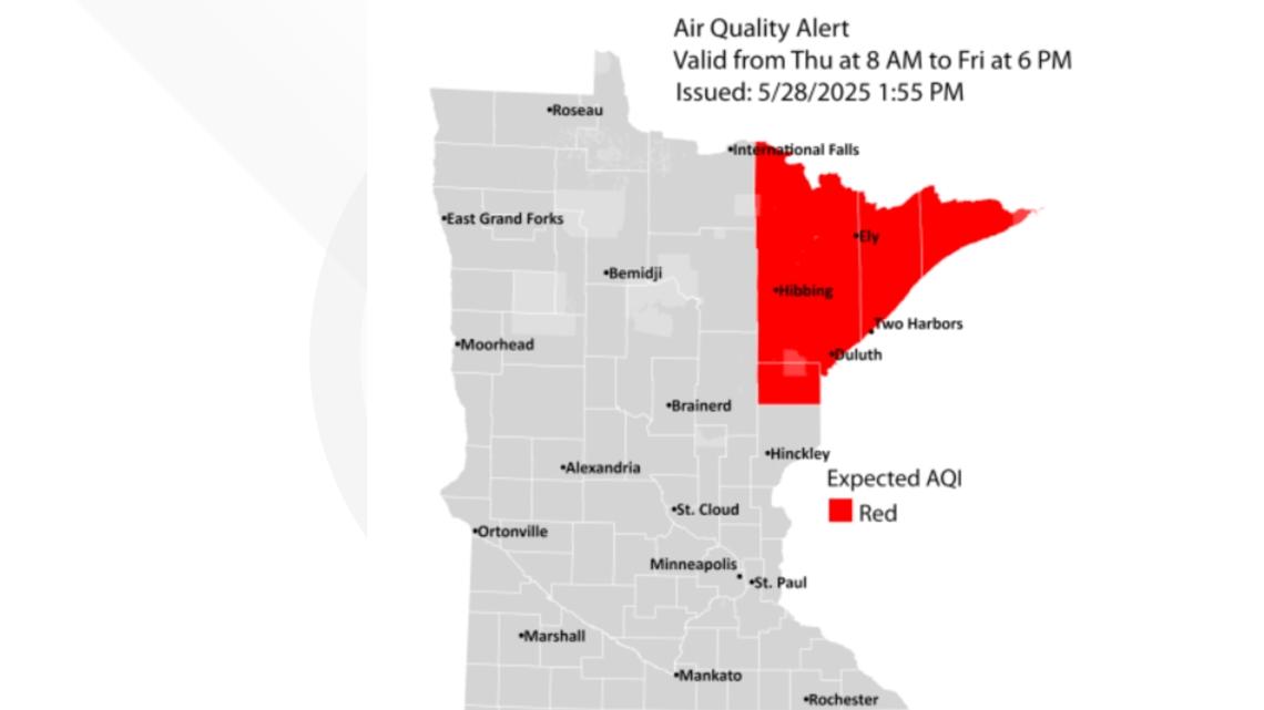 Minnesota faces air quality alert from Canada wildfires [Video]