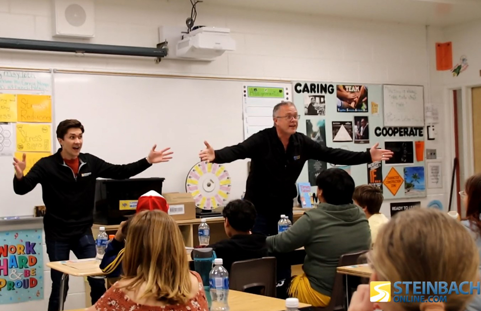Prizes and magic tricks at SMS for Classroom Of The Month – SteinbachOnline.com [Video]
