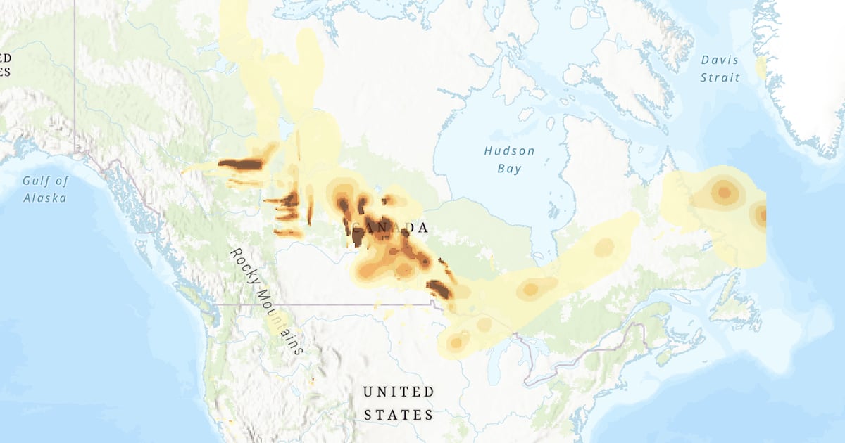Canadian wildfires force 17,000 to evacuate, smoke expected to hit the U.S. this weekend  WSOC TV [Video]