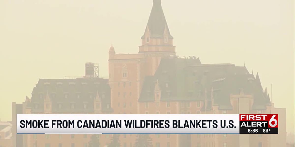 Smoke from 200 wildfires raging across Canada headed our way [Video]
