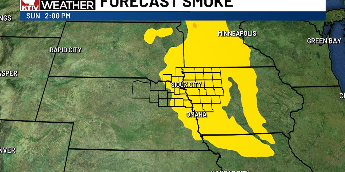 Canadian wildfire smoke will impact your Sunday by causing air quality and visibility issues [Video]