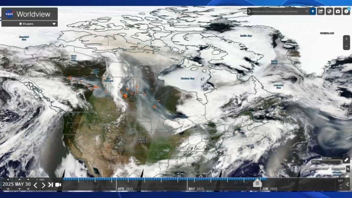 Smoke from Canadian wildfires triggers air quality alerts  NBC Bay Area [Video]