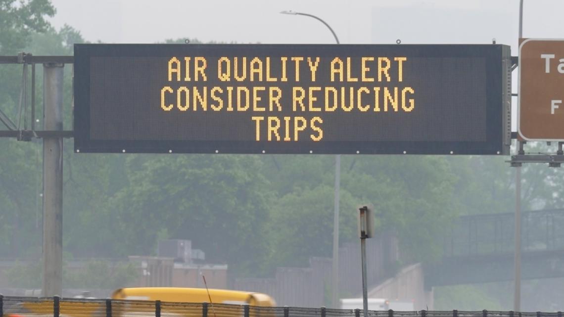 Skies clear over Minnesota as smoke lifts east [Video]