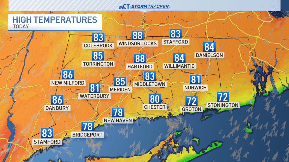 Smoke in the air from Canada wildfires, high temps in 80s Wednesday  NBC Connecticut [Video]