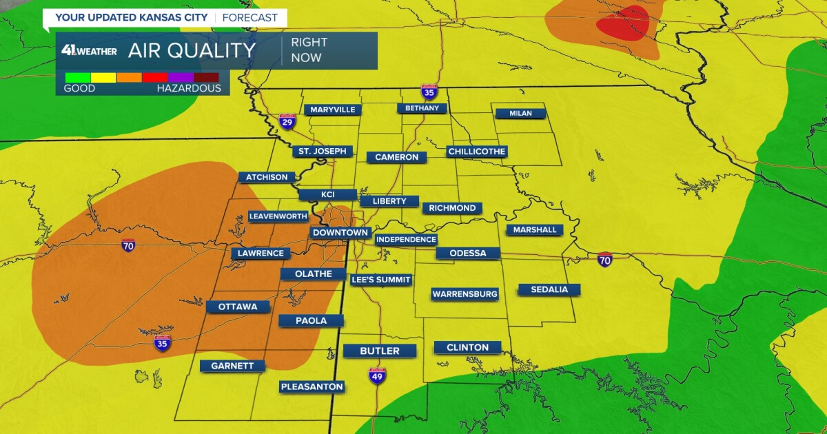 Smoke from Canadian wildfires reduces air quality Wednesday in Kansas City [Video]