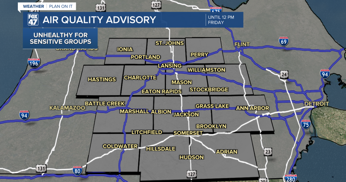 Showers move out this afternoon as elevated particulate matter moves in [Video]