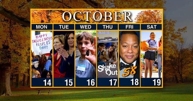 Calendar: Week of October 14 [Video]