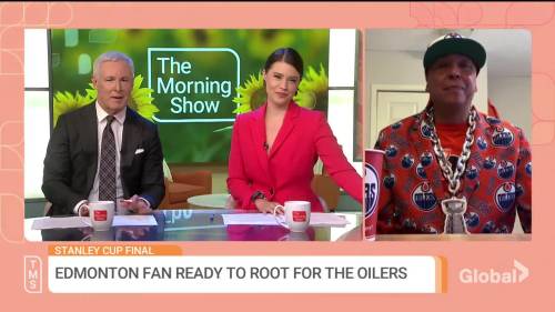 Edmonton Oilers superfan Magoo brings the hype ahead of Game 2 [Video]