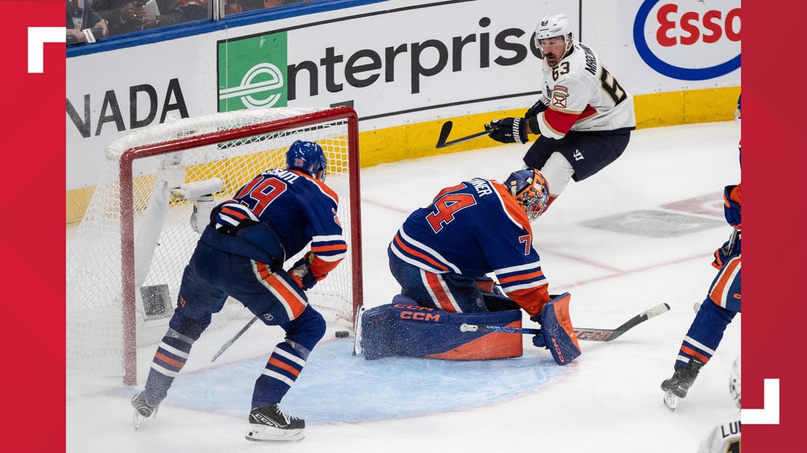 Marchand scores in 2nd OT, Panthers beat Oilers 5-4 in Game 2 to even the Stanley Cup Final [Video]