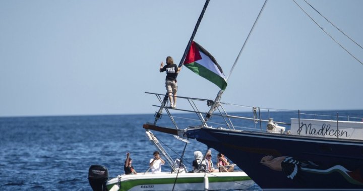 Israel vows to prevent an aid boat carrying Greta Thunberg and other activists from reaching Gaza - National [Video]