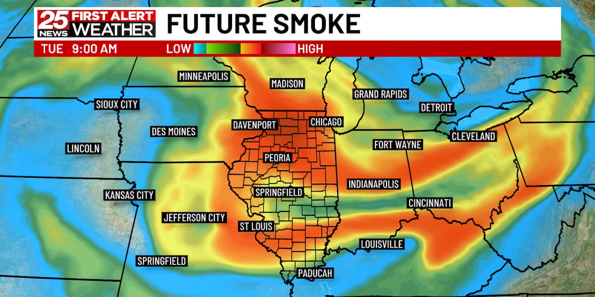 Its back, smoke from Canadian wildfires [Video]