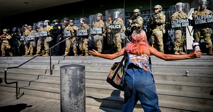 U.S. Marines deployed to L.A. have not responded to protests, officials say – National [Video]