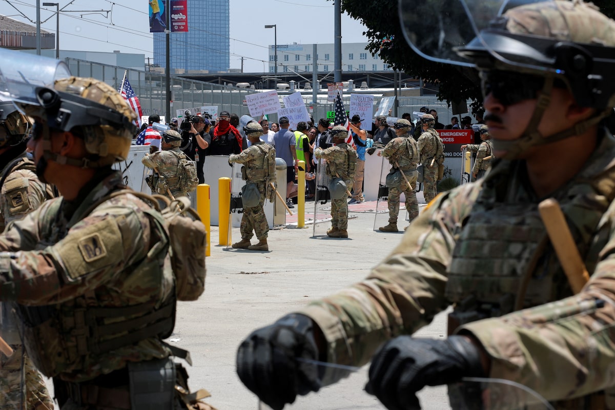 California governor says democracy is under assault in response to Trumps military deployment in L.A. [Video]