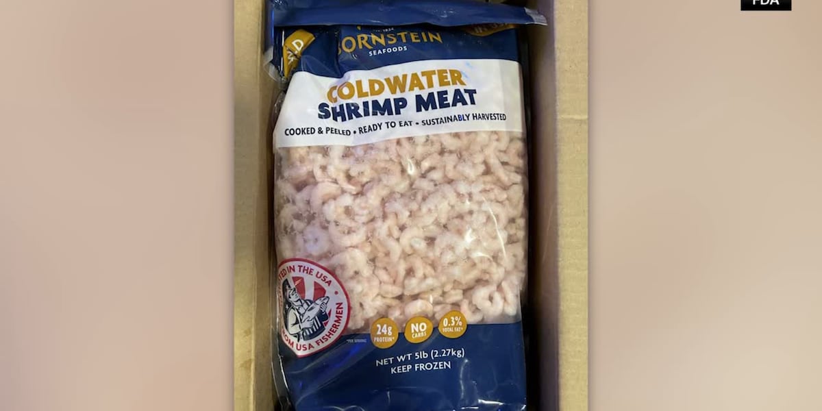 45,000 pounds of shrimp recalled over possible listeria contamination [Video]
