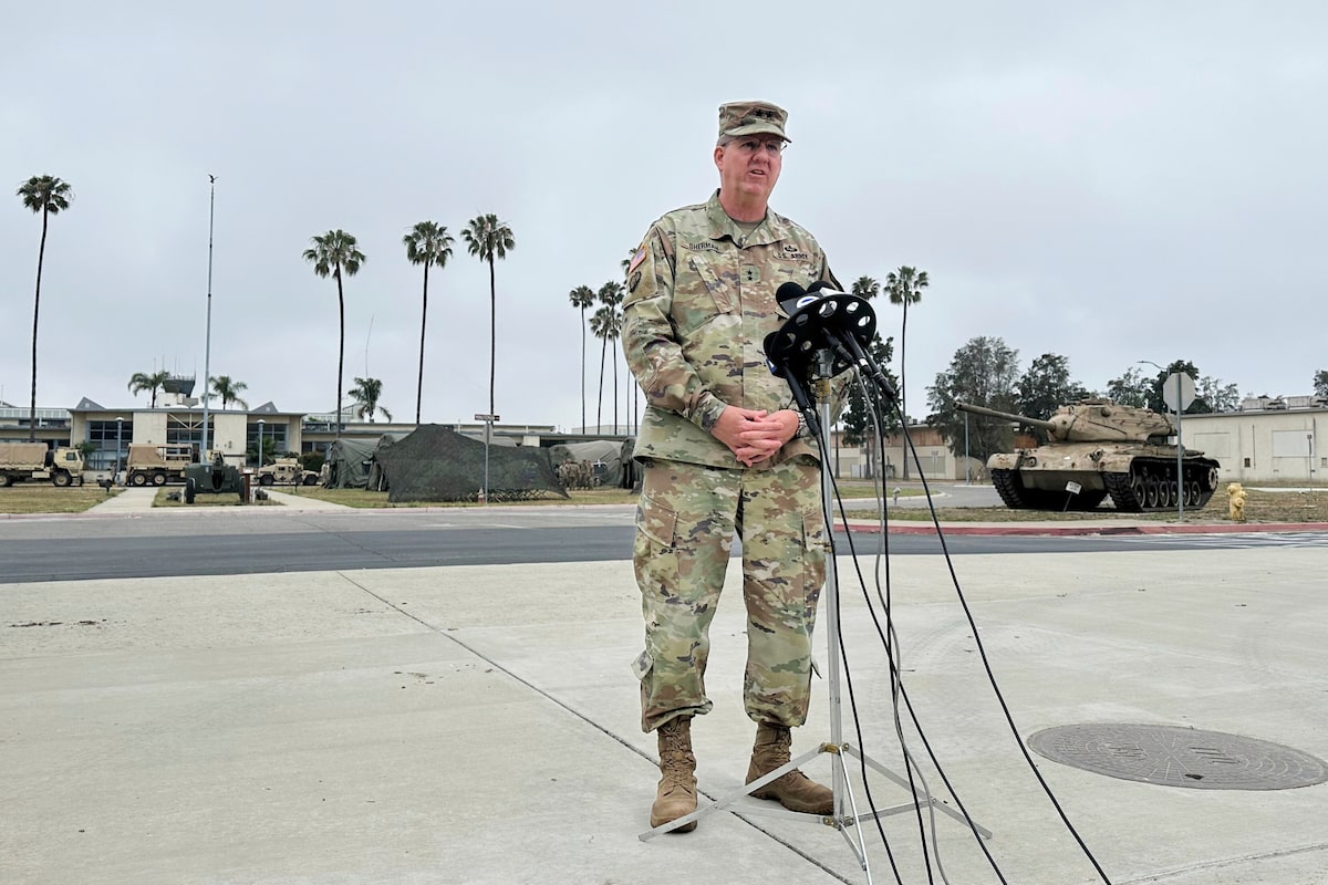 National Guard troops have temporarily detained civilians in L.A. protests, military official says [Video]