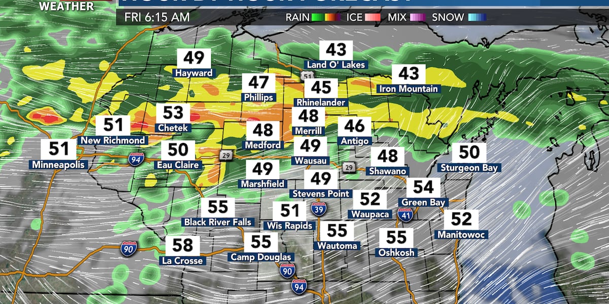 Moderate to heavy rain tonight through tomorrow afternoon for some [Video]
