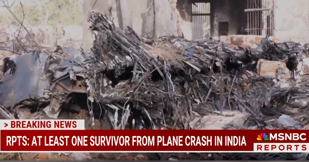 BREAKING: One survivor reported in India crash that kills more than 200 [Video]
