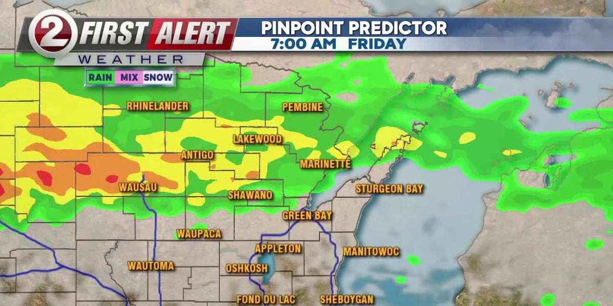 FIRST ALERT WEATHER: Rain and thunderstorms [Video]