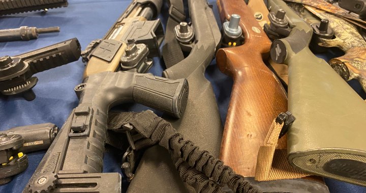 Guns, drugs seized, 5 arrested in joint Manitoba police investigation – Winnipeg [Video]